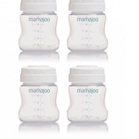 Mamajoo Silver 4x150 ml Anne Sütü Saklama Kapları