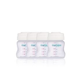 Mamajoo Silver 4x150 ml Anne Sütü Saklama Kapları