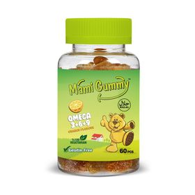 Mami Gummy Omega 3-6-9 Portakal Aromalı 60 Çiğnenebilir Tablet