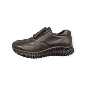 Mammamia D25KA-3475 Siyah Kadın Hakiki Nubuk Deri Casual Ayakkabı