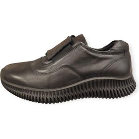 Mammamia D25KA-3475 Siyah Kadın Hakiki Nubuk Deri Casual Ayakkabı