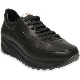 Mammamia D25YA-3475-B Siyah Kadın Deri Casual Ayakkabı