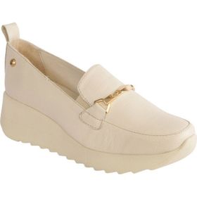 Mammamia D25YA-3555-B Siyah Krem Kadın Deri Casual Ayakkabı
