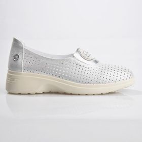 Mammamia D25YA-7220 Açık Krem Kadın Deri Casual Ayakkabı