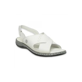 Mammamia D25YS-2525Z Günlük Beyaz Kadın Sandalet