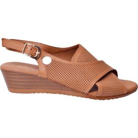 Mammamia D25YS-2730 - Taba Kadın Deri Sandalet