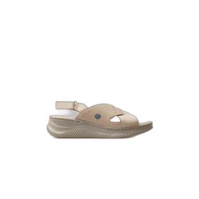 Mammamia D25YS-2855 Bej Günlük Kadın Sandalet