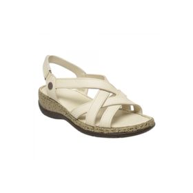 Mammamia D25YS-2865Z Krem Günlük Kadın Sandalet