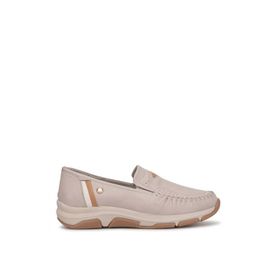 Mammamia D26YA-3565 Gri Kadın Hakiki Deri Casual Ayakkabı