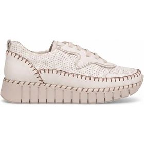 Mammamia D26YA-3850 Krem Kadın Hakiki Deri Casual Ayakkabı