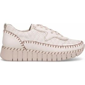 Mammamia D26YA-3850 Krem Kadın Hakiki Deri Casual Ayakkabı