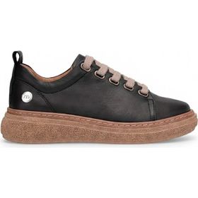 Mammamia D26YA-7750 Siyah Kadın Hakiki Deri Casual Ayakkabı