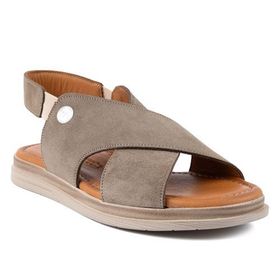 Mammamia D26YS-2710 Süet Vizon Kadın Sandalet