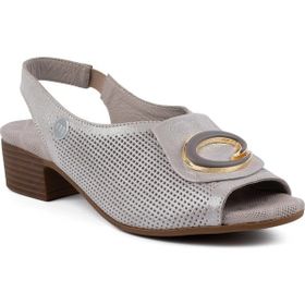 Mammamia D26YS-2805-B Vizon Kadın Sandalet