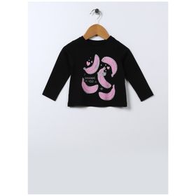 Mammaramma 22FWG-29 Siyah Bebek T-shirt