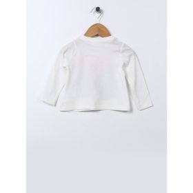 Mammaramma 22FWG-61 Baskılı Ekru Bebek T-shirt