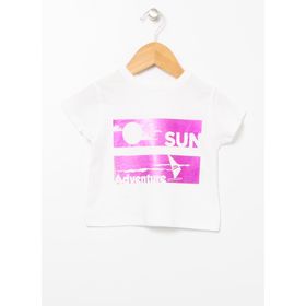 Mammaramma 22SG-61 Bisiklet Yaka Baskılı Bebek T-shirt