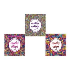 Mandala Büyükler İçin Boyama Seti - 3 Kitap Takım - Arkadya Yayınları