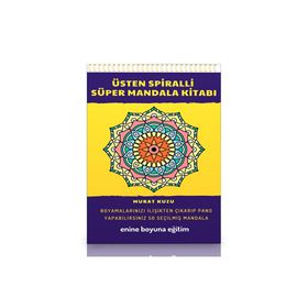 Mandala Kitabı Üstten Spiralli Süper