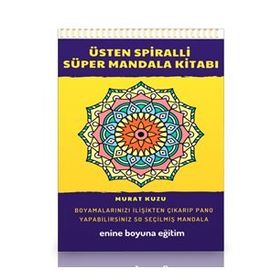 Mandala Kitabı Üstten Spiralli Süper