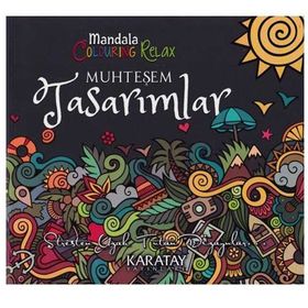 Mandala Muhteşem Tasarımlar Boyama Kitabı