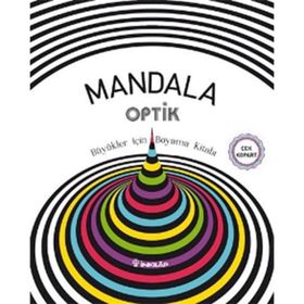 Mandala Optik - Büyükler İçin Boyama Kitabı - Heyet-Kurul-Komisyon