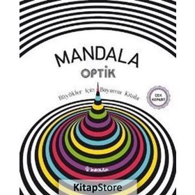 Mandala Optik - Büyükler İçin Boyama Kitabı - Heyet-Kurul-Komisyon