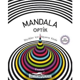 Mandala Optik - Büyükler İçin Boyama Kitabı - Heyet-Kurul-Komisyon