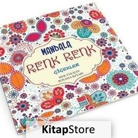 Mandala Renk Renk Çiçekler - Sinan Cemgil Yıldırım