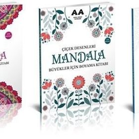 Mandala Zor Desenler Büyükler Için Boyama Kitabı - Akıllı Adam Yayınları