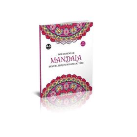 Mandala Zor Desenler Büyükler Için Boyama Kitabı - Akıllı Adam Yayınları