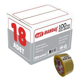 Mandaş 100 Yarda 45 mm 91.44 m 18'li Set Koli Bandı