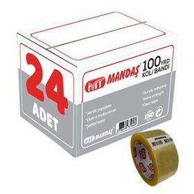 Mandaş 100 Yarda 45 mm 91.44 m 24'lü Set Koli Bandı