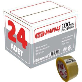 Mandaş 100 Yarda 45 mm 91.44 m 24'lü Set Koli Bandı