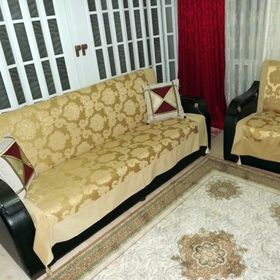 Mandaş 3+3+1+1 Altın Milenyum Saraylı Lüx Kolsuz Koltuk Örtüsü