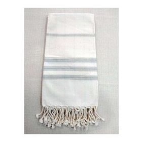 Mandaş 80x200 cm Krem Vizon Pamuklu El Dokuma Peştemal