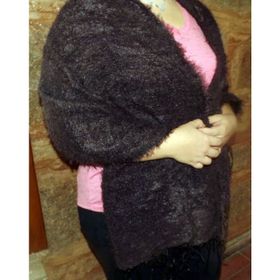 Mandaş Style Siyah El Dokuma Angora Bayan Şalı