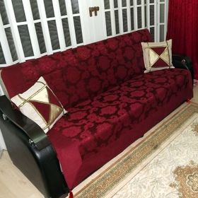Mandaş Tekstil Bordo 280x170 cm Milenyum Saraylı Lüx Maxi Çekyat Örtüsü