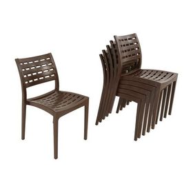 Mandella 4 Adet Kahverengi Cafe Sandalye