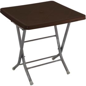 Mandella 80x80 cm Katlanır Ayaklı Kahverengi Eko Masa