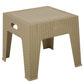 Mandella Elit Rattan Çöl Beji Sehpa