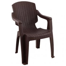 Mandella Golf Rattan Kahverengi Bahçe Sandalyesi