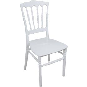 Mandella Silver Napolyon 2 Adet Beyaz Sandalye
