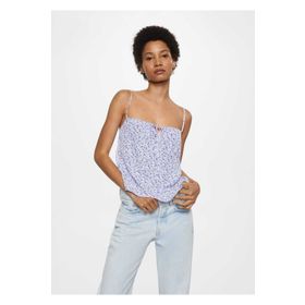 Mango Woman 27018634 Çiçek Desenli Bluz