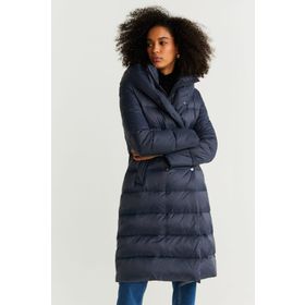 Mango Woman 53095714 Kapitoneli Şişme Mont Kadın Lacivert