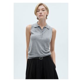 Mango Woman 57016718 İri Pileli Siyah Kadın Midi Etek