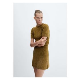 Mango Woman 57025809 Triko mini etek