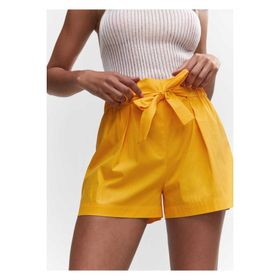 Mango Woman 57050471 Kurdeleli Paperbag Ekru Kadın Şort