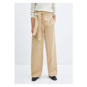 Mango Woman 57074434 Paperbag Kemerli Pantolon