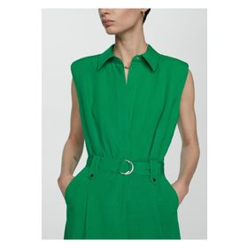 Mango Woman 67017140 Kemerli Pensli Pantolon